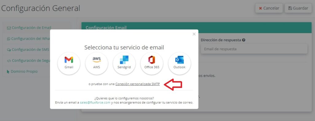 Integrar FluxForce y Mailrelay para enviar hasta 80 mil emails gratis mensualmente