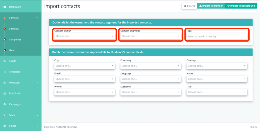 Import Unlimited Contacts